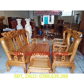 Mua Bộ bàn ghế trạm đào gỗ lim