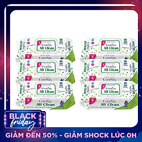 Combo 6 Khăn Ướt Unifresh All Clean 100M (100 Miếng)
