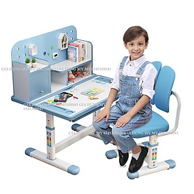 Mua Bộ bàn ghế học sinh thông minh tiểu học có giá sách chống gù chống cận cho bé