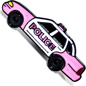 Police hồng - Pin sticker ghim cài áo