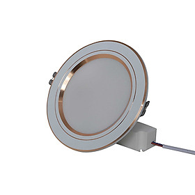 Mua Đèn Âm Trần 7W  Đổi 3 Màu Ánh Sáng  Rạng Đông  Viền Vàng/Bạc. Model: D AT10L