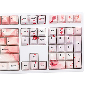PBT 108 Keys Keycaps Cover, for 61 87 98 Gaming Mechanical Keyboard, Professional, Exquisite Spare Parts, Accessories