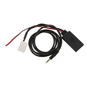Bluetooth Stereo 3.5mm Aux In Cable Adaptor For BMW E60 04-10 E61E63 Phone