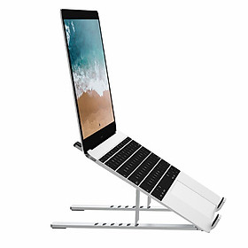 Mua Đế Nhôm Tản Nhiệt Dành Cho Macbook  Laptop WIWU Có Thể Gấp Gọn Và Điều Chỉnh 6 Nấc Độ Cao - Hàng Chính Hãng