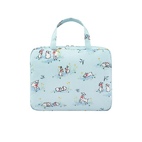 Túi đựng đồ dùng nhà tắm/Two Part Wash Bag Spring Bunnies and Lambs - Blue - 1083781