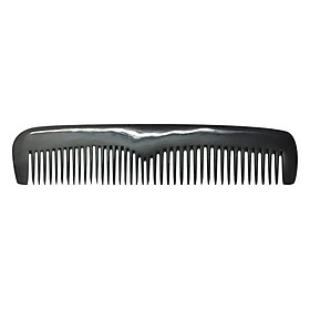Lược Sừng Trâu L27 Nam 2 Răng Tối Màu (Dài 14cm x 3cm)