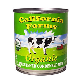 Cali Farm Sữa đặc có đường hữu cơ Cali Farm 397gr.