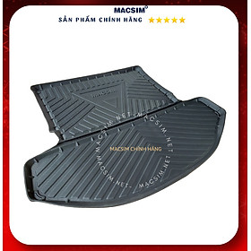 Thảm lót cốp xe ô tô MAZDA CX8 2018-2023 đến nay nhãn hiệu Macsim chất liệu TPV cao cấp màu đen