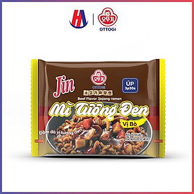 Hình ảnh Mì Ăn Liền - Mì Tương Đen Vị Bò Ottogi 65g