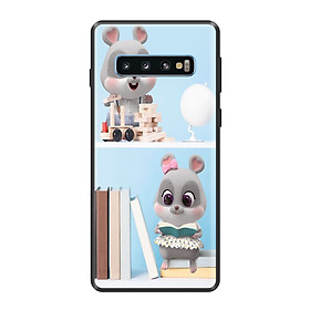 Ốp lưng TPU viền dẻo cho điện thoại SAMSUNG GALAXY S10 Hình Chuột Tết 2020 - Mẫu 28