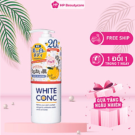 Sữa Tắm Dưỡng Trắng Da Toàn Thân Hương Yuzu White Conc (Chai 600 mL)