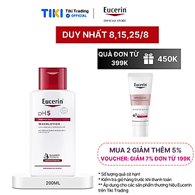 Sữa tắm cho da nhạy cảm Eucerin pH5 Washlotion 200ml