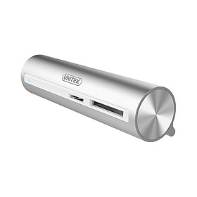Mua Hub USB 3.0 3 Ports +TF/SD Reader Unitek (Y-3094)+Type-C  - HÀNG CHÍNH HÃNG