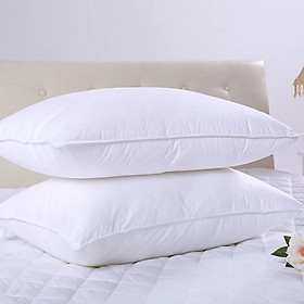Mua Đôi Ruột Gối Cao Cấp Làm Từ Bông Trắng Loại 1 - 50 x 70cm (1.5kg/2 Chiếc)