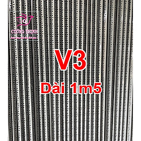 SẮT V LỖ | V3 dài 1m5, dày 1,6mm - Lắp ráp kệ sắt, Kệ sắt V lỗ, V3x3