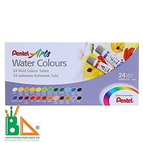 Màu nước 24 màu Pentel WFRS-24 (Tuýp 5ml)