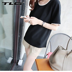 Áo thun nữ ngắn tay phong cách Hàn Quốc TLG 352TI 2(đen)