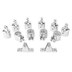 12 Pieces 3 Bow '' Stainless Steel Marine Fittings Hardware Kit