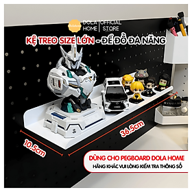 Kệ treo Dola Home để mô hình, anime, bàn phím, lọ hoa, IPAD, tay cầm game, sách vở - Phụ kiện Pegboard Dola Home