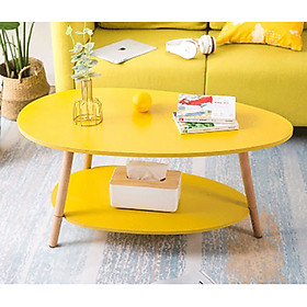 Mua Bàn trà  bàn cafe hình trứng 2 tầng GP56