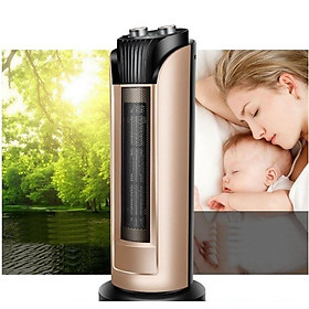 Quạt Sưởi Gốm, Máy Sưởi Gốm Đứng T346 mẫu mới thiết kế An Toàn, Tiết Kiệm Điện - hàng chính hãng
