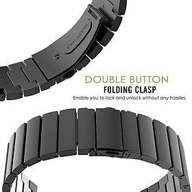 Dây đeo bằng thép không gỉ dành cho đồng hồ thông minh Huami Amazfit Stratos Sports Watch 2