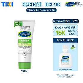 Kem dưỡng ẩm cho da nhạy cảm Cetaphil Moisturizing Cream 100g