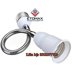 Mua Đui Đèn Nối Dài Dây Uốn E27 Loại 20cm