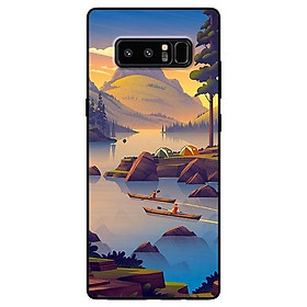 Ốp lưng dành cho Samsung Note 8 - Note 9 - Note 10 - Note 10 Plus mẫu Hai Chiếc Thuyền