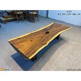 Mua Bàn Sofa Gỗ Me Tây  Bàn Sân Vườn Gỗ Me Tây  Bàn Gỗ Me Tây Nguyên Tấm Dài 1 63m Rộng 68cm Dày 10cm