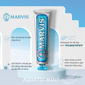 Kem Đánh Răng Marvis Toothpaste - Trắng răng và thơm miệng