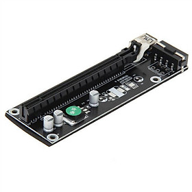 PCI- 1x To16x Extender Riser Board Card Adapter  Power Cable