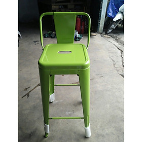 ghế bar thép tựa lưng