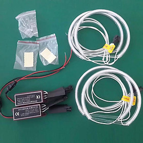 4*131mm White CCFL LED Angel Eyes Halo Rings Lighting Headlight Lamp for BMW E36 E46 E39 E38