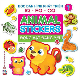 Animal Stickers - Bóc Dán Hình Phát Triển IQ-EQ-CQ - Động Vật Đáng Yêu 1