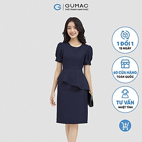 Đầm dáng suông GUMAC DC06010 peplum