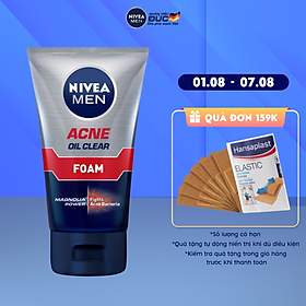 Sữa Rửa Mặt NIVEA MEN Giảm Nhờn Mụn (100G) - 82378