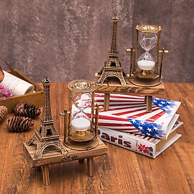 Đồng hồ cát kèm tháp Eiffel trang trí nhà cửa, quà tặng động đáo ý nghĩa