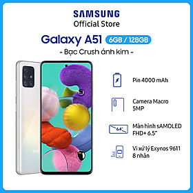 Điện Thoại Samsung Galaxy A51 (6GB/128GB) - Hàng Chính Hãng