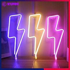 Đèn LED Neon Trang Trí KUNBE Treo Tường Decor Phòng Làm Việc, Phòng Ngủ, Sự Kiện Đa Dạng Kiểu Dáng Màu Sắc