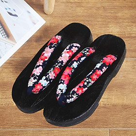 Japanese Clogs Slippers Geta Sandals Flip Flops for Men Women
