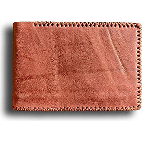 Ví Da Bò Thật, Kiểu Ngang, Da Sáp, Tinh Tế NS001