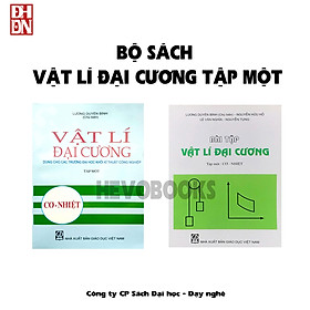 Combo Bộ sách VẬT LÍ ĐẠI CƯƠNG TẬP MỘT + BÀI TẬP : CƠ NHIỆT