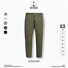 Quần kaki basic nam form slim-fit Old Sailor - 31007 - Big size upto 42