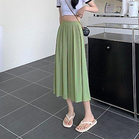 Chân váy Kaki dáng A túi hộp hottrend bên trong có lót quần mẫu thiết   HQJeans