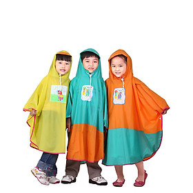 Hình ảnh Áo mưa cánh bướm trẻ em Rando Poncho dành cho các bé có độ tuổi từ (2 tuổi đến 12 tuổi) tương đương với các size từ số 1 đến số 5 ( GIAO MÀU NGÂU NHIÊN)