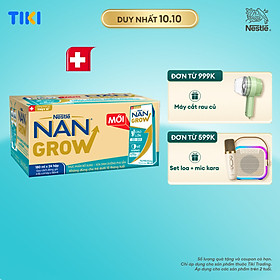 [23.09-02.10 Mua 2 Tặng 1] Thùng sữa bột pha sẵn Nestlé NANGROW 6(4x180ml) sữa mát công thức từ Thụy Sĩ với 100% Canxi giúp bé cao lớn vượt trội dành cho bé từ 1 tuổi