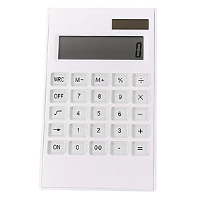 Universal 12 Digit Desktop Calculator Crystal Button for Office Student