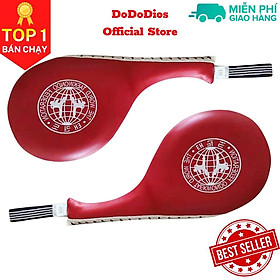 Đích Đá Đấm Tập Võ Thuật Cầm Tay Taekwondo, Vovinam, Karatedo Da PU Cao Cấp Cho Trẻ Em và Người Lớn Hãng DoDoDios (1cái)