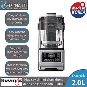 Mua Máy xay sinh tố chân không tự động dành cho kinh doanh Kuvings CB1000  2.0L  - Sản xuất tại Hàn Quốc - Hàng chính hãng